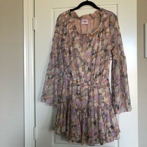 Buddy love elastic waist mini dress in Magical